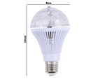 Bec led rgb rotativ e27 disco ball