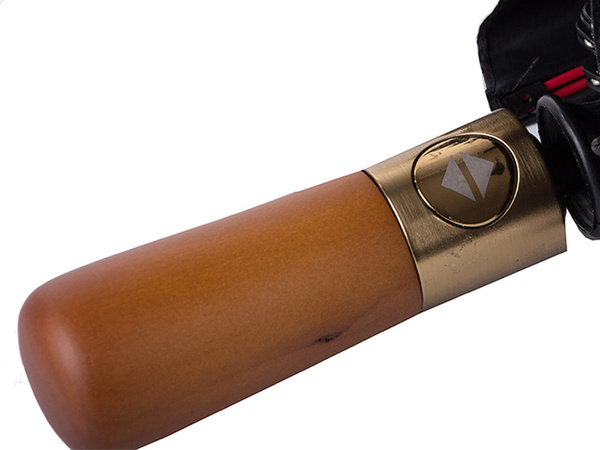 Dáždnik skladací dáždnik automatický čierny unisex elegantný veľký decentný