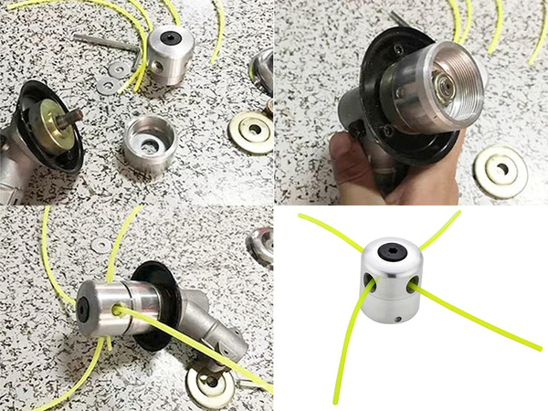 Aliumininė krūmapjovių benzininių žoliapjovių aliumininė žolės žoliapjovės galvutė