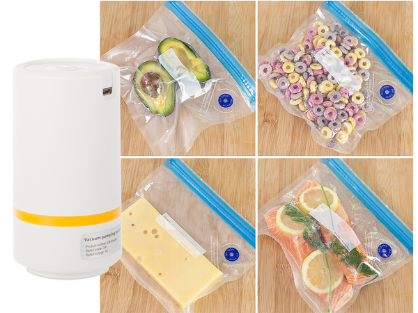 Pompe à vide pour sacs sous vide alimentaires