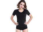 Women's neoprene fitness t-shirt short sleeve