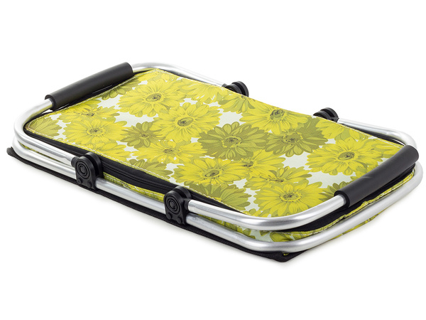 Thermal folding picnic basket insulating shopping basket