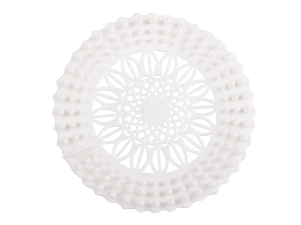 Silikonové sítko pro odtok vody z umyvadla do sprchy