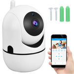 Camara ip wifi nanny electronica giratoria hd audio home indoor