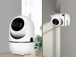 Camara ip wifi nanny electronica giratoria hd audio home indoor