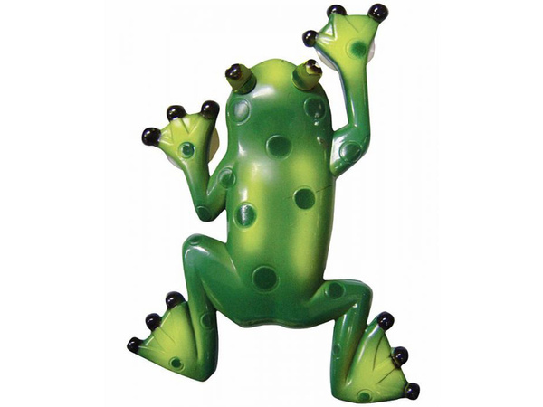 External suction cup thermometer frog