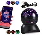 Zvaigžņu projektors nakts gaisma zvaigžņu led skaļrunis bluetooth usb projektors
