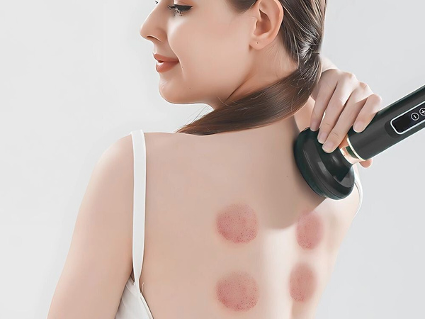 Burbuja china masajeador eléctrico de vacío 6 potencias de aceite de burbujas de succión