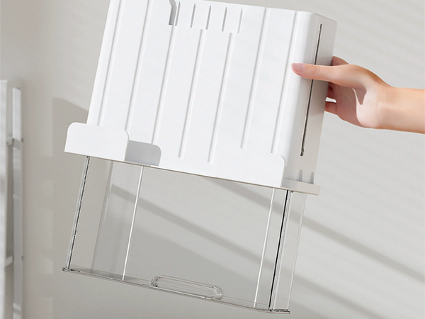 Drawer under desk top shelf container pull-out sliding organiser handle