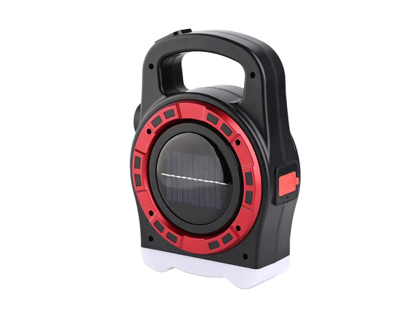 Torche solaire lumière led rechargeable portable powerbank réflecteur