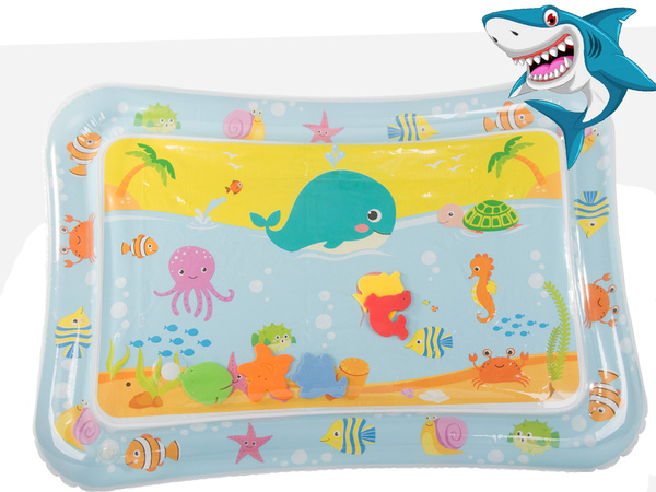 Aufblasbare sensorische wassermatte für kleinkinder zum spielen