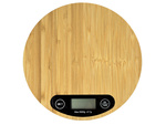 Electronic electronic bambus kitchen weights lcd household flat tape up to 5kg