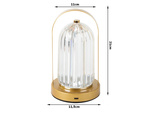 Öölamp laua kristall kristall led latern touch