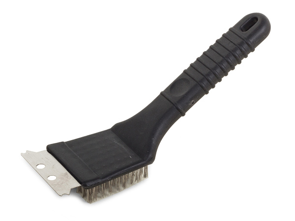 Grill and grill scraper 2in1