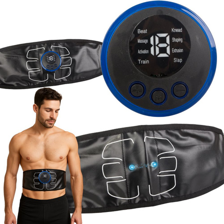 Électrostimulateur musculaire abdominal ceinture d'entraînement ems massage abdominal modes