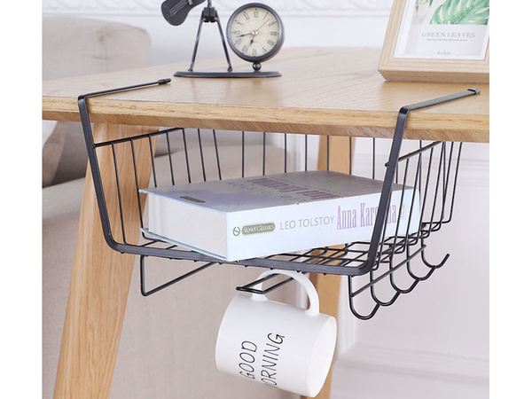 Kovinska košara pod zgornjim delom omare 6 kljukic za papir