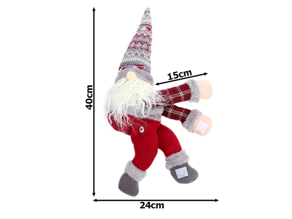 Christmas gnome gnome curtain hook-and-loop fastener