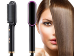 Hair straightener hair straightening brush