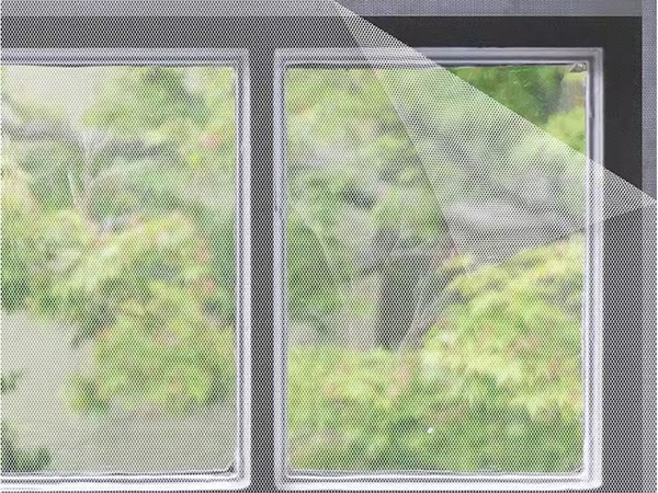 Schwarzes insektenschutzgitter fenstergewebe 180x150cm