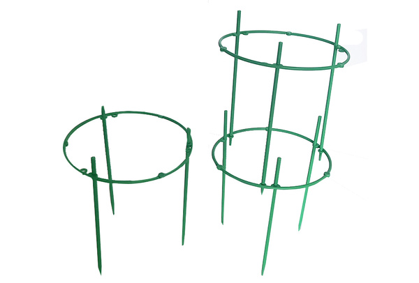 3 gredzenu aproces apaļais dārza atbalsts podiem