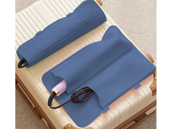 Housse en silicone pour fer plat fer à friser étui de voyage pour sèche-cheveux