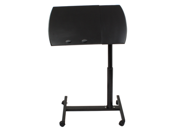 Laptop table on wheels adjustable desk