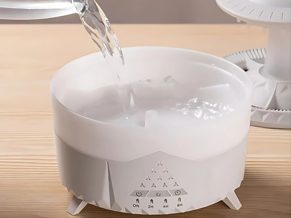 Humidificateur d'air diffuseur de parfum lampe led en forme d'ovni avec télécommande