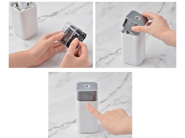 Umidificator stea proiector lumina de noapte