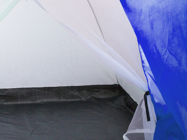 Tienda iglo para 4 personas con toldo camping playa