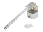 Escobilla de silicona para el baño con dispensador de líquido