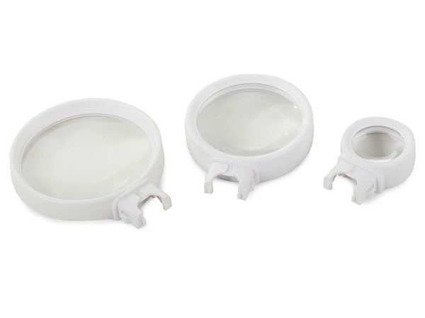 Loupe de bureau 2en1 lentilles interchangeables 6 leds