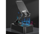Support de téléphone avec haut-parleur bluetooth support de tablette pour bureau