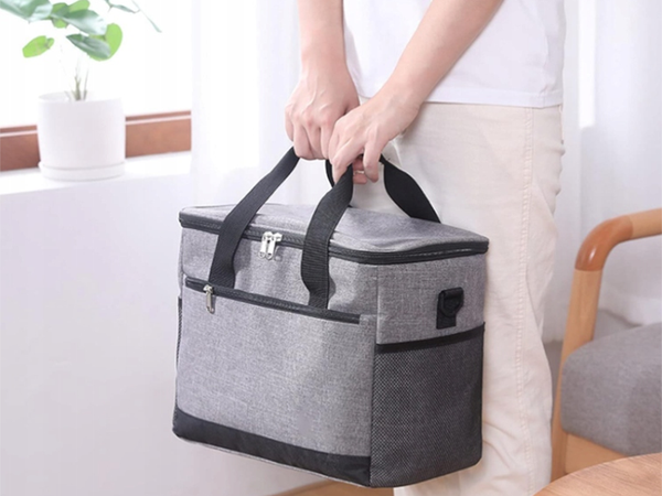 Termotaška na oběd piknikové jídlo na pláž na pití lednice 16l