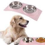 Metallschützen für hunde und katzen 2er set 0,4 l