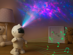 Proiector star proiector de lumină de noapte astronaut pentru copii muzică spațială