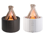 Luftbefeuchter usb diffusor led rgb kamin aroma nebel feuer