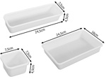 Kitchen organiser for cutlery drawer folding xxl modular container
