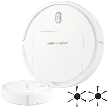 Automatic wireless electric cleaning robot vacuum cleaner, white