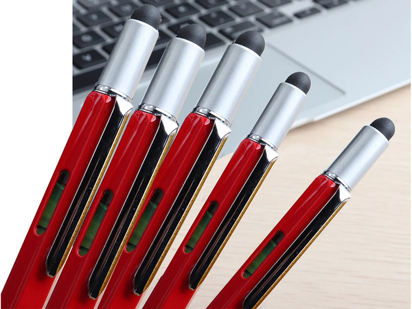 Multifunkciós toll csavarhúzó multiszerszám 6in1 vízmérték klipsz