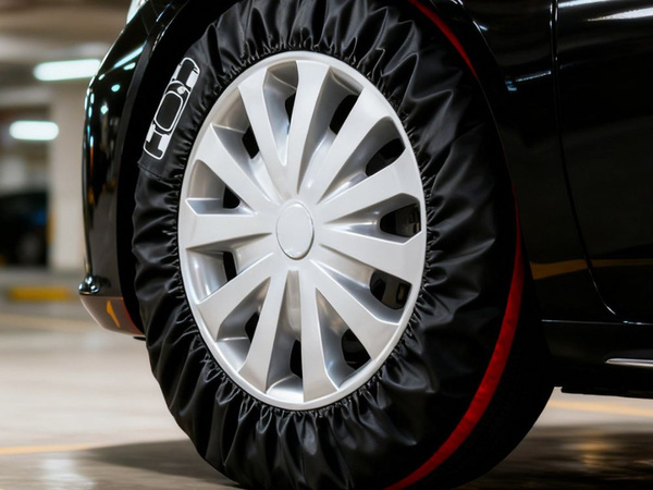 POKROWCE NA OPONY KOŁA FELGI 19-23 CALI ZESTAW 4SZT WODOODPORNE Z RĄCZKĄ