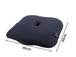 Heated seat cushion with vibration massage for armchairs and chairs