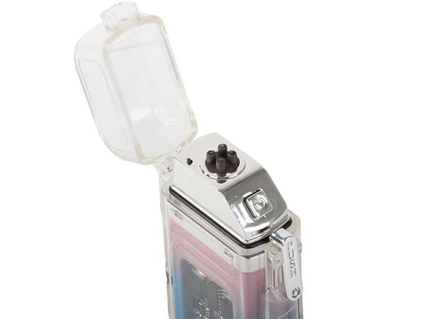 Lichtbogen plasma feuerzeug mit led licht cob usb wasserdicht