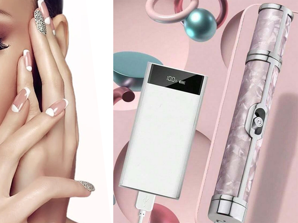 Stroj za rezkanje nohtov manikura pedikura rezalniki set usb akumulatorska baterija