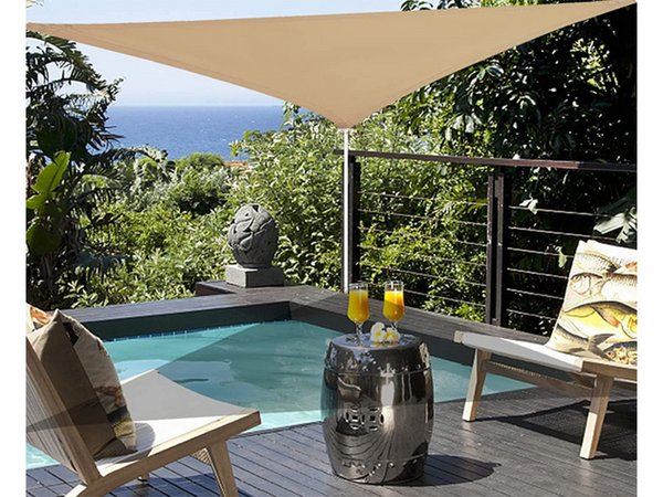 3x3x3m nepremočljiv vrtni senčnik trikotnik