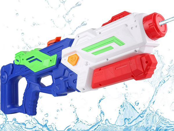 Pistola de agua rifle armas de fuego pistola de agua gran lanzador para niños bomba