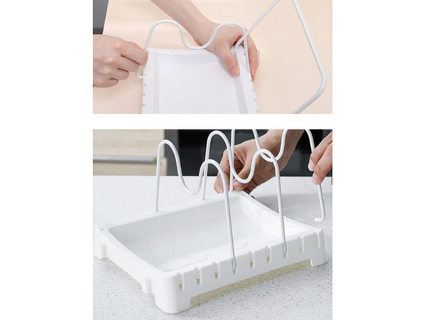 Trauku žāvēšanas plaukts vāku statīvs