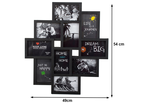 3d képkeret multi képkeret 10 fotó nagy