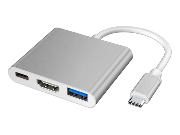 Adapter 3in1 hub usb-c usb 3.0 hdmi 4k adapter