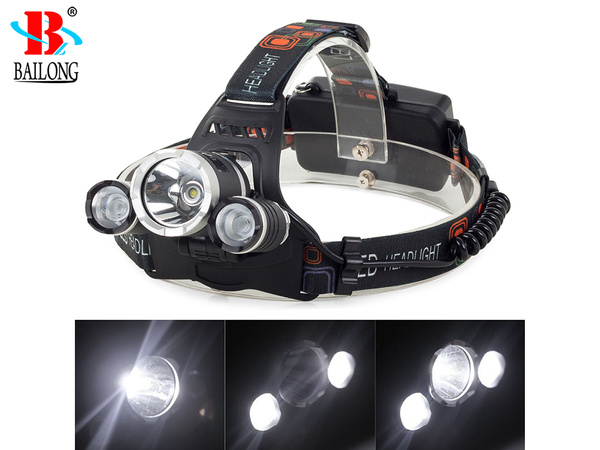 Fejlámpa bailong led cree xm-l t6 2 x xp-e