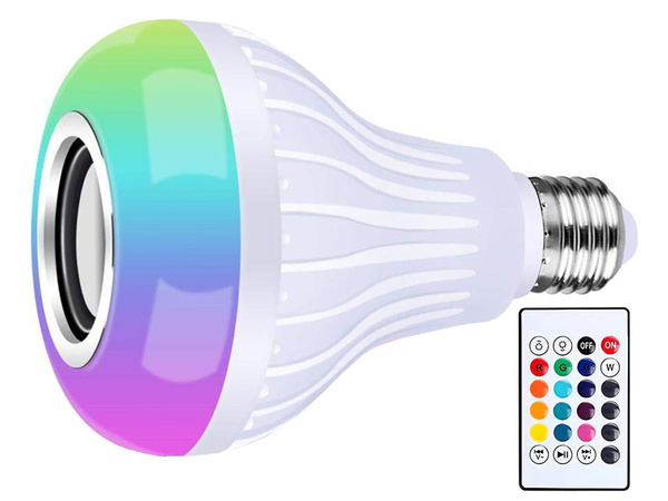 Led színes izzó rgb hangszóró bluetooth távvezérlő